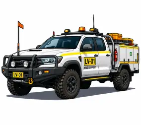 Mining support vehicles