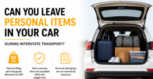 Can You Leave Personal Items in Your Car During Interstate Transport?