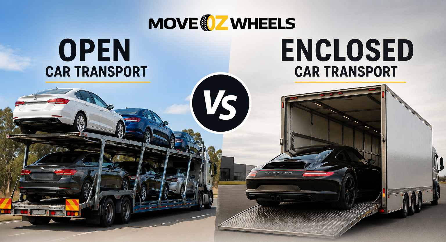 Open & enclosed Vehicle transport Australia