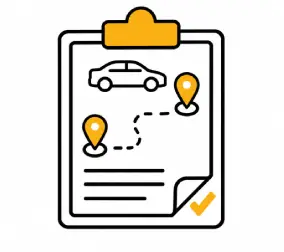 Pickup suburb and delivery location